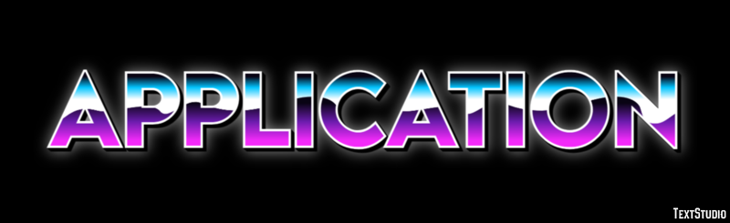 Application Text Effect