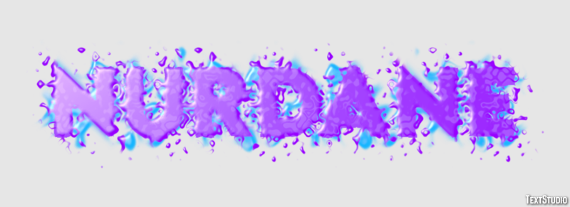 Nurdane Эффект текста