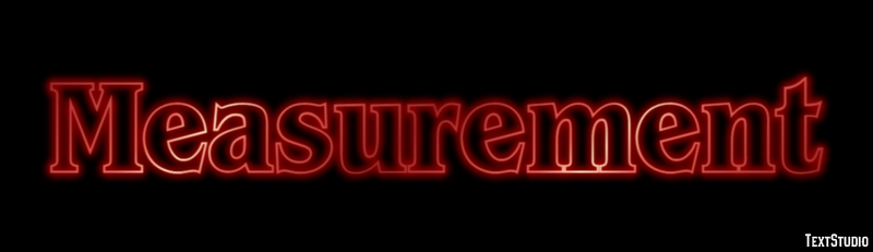 Measurement Эффект текста