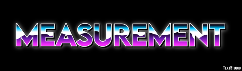 Measurement Text Effect