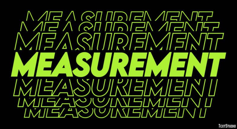 Measurement Text Effect