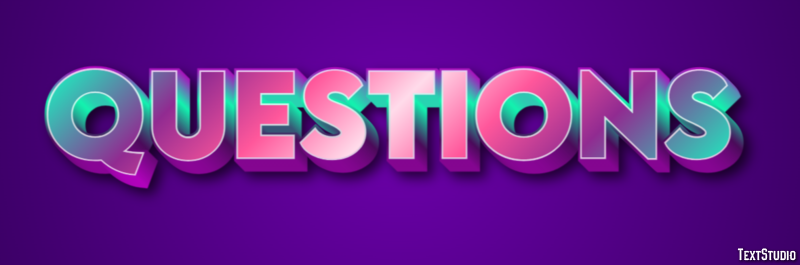Questions Text Effect