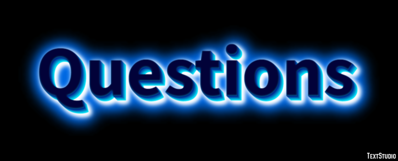 Questions Text Effect
