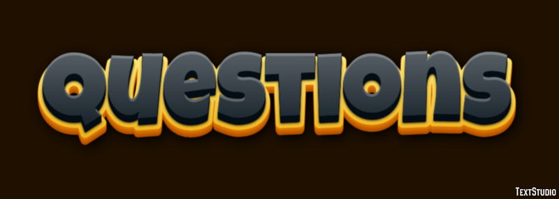 Questions Text Effect