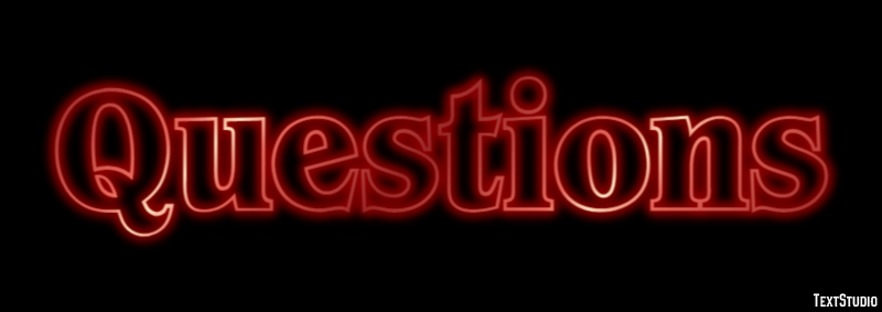 Questions Text Effect