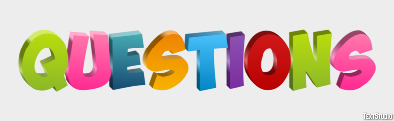 Questions Text Effect