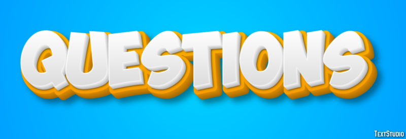 Questions Text Effect