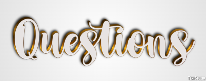 Questions Text Effect