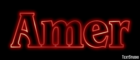 Amer Text Effect