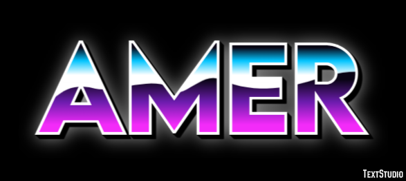 Amer Texteffekt