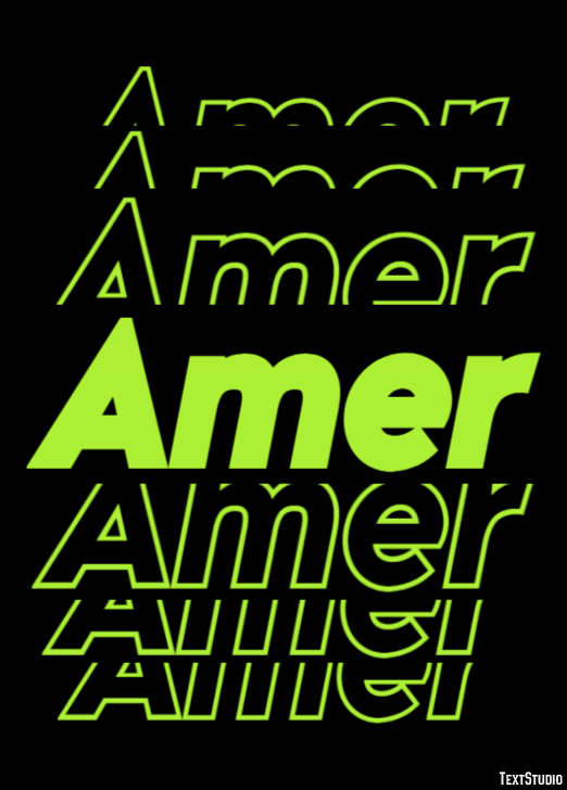 Amer Efekt tekstowy