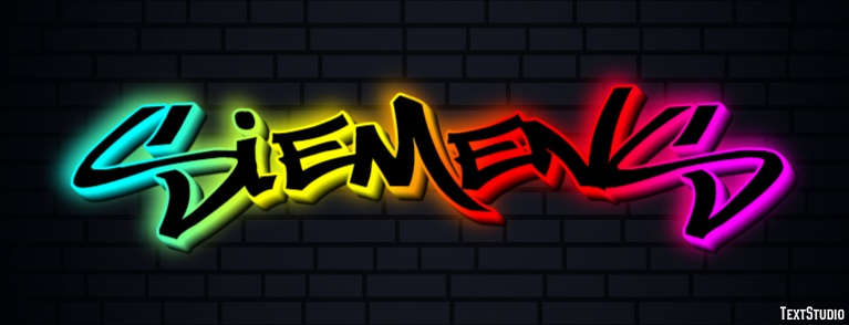 Siemens Text effect