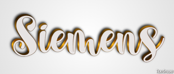 Siemens Text Effect