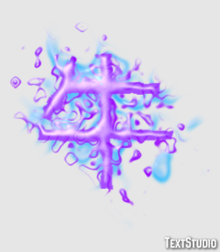 牛 Tekst effect