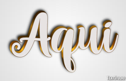 Aqui テキスト効果