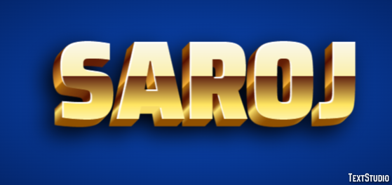 Saroj Text Effect
