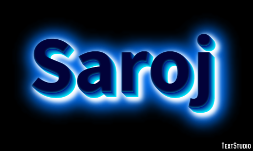 Saroj Text effect