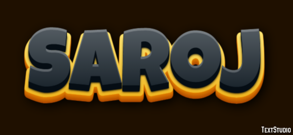 Saroj Text effect