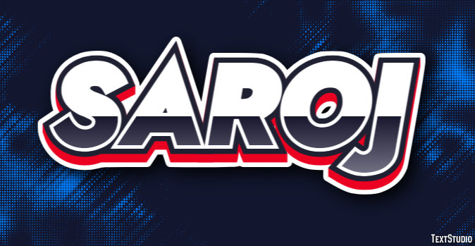Saroj Text effect