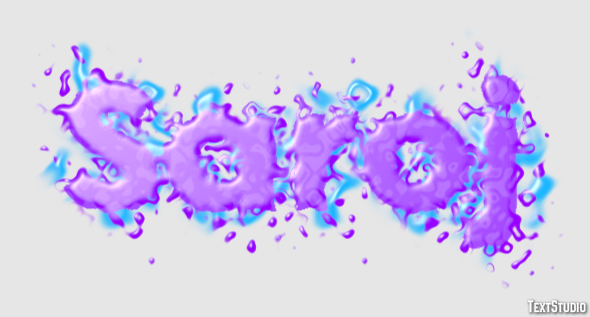 Saroj Text effect