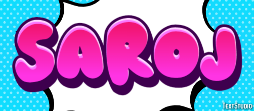Saroj Text effect