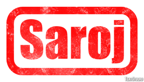 Saroj Text effect
