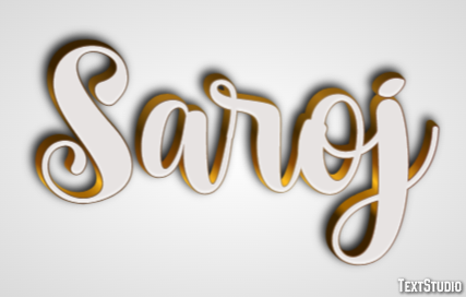 Saroj Text Effect