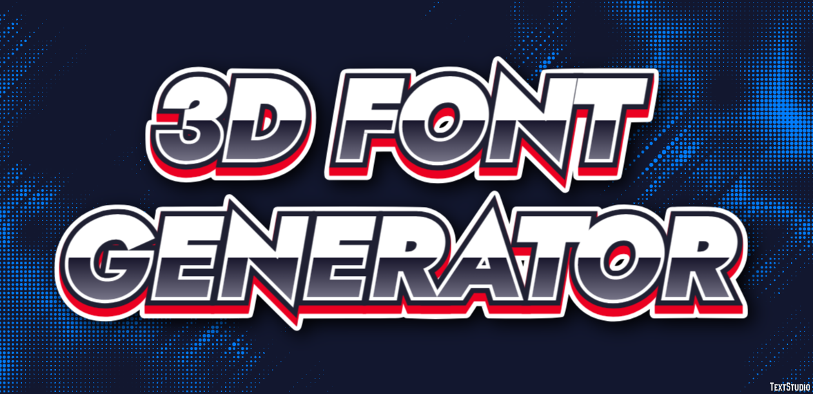 3d Font Generator Efekt tekstowy