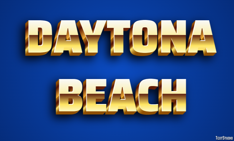 Daytona Beach Effet de Texte