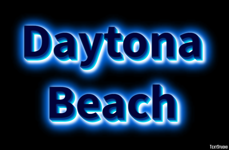 Daytona Beach Tekst Effect