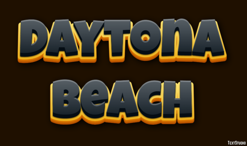 Daytona Beach Efekt tekstowy