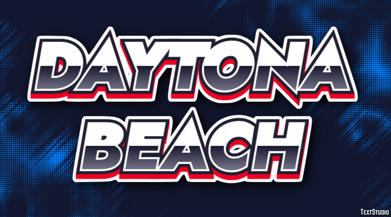 Daytona Beach Efekt tekstowy