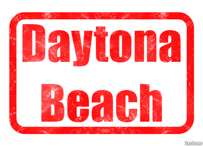 Daytona Beach Efekt tekstowy