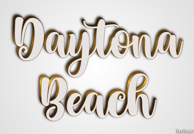 Daytona Beach Effet de Texte
