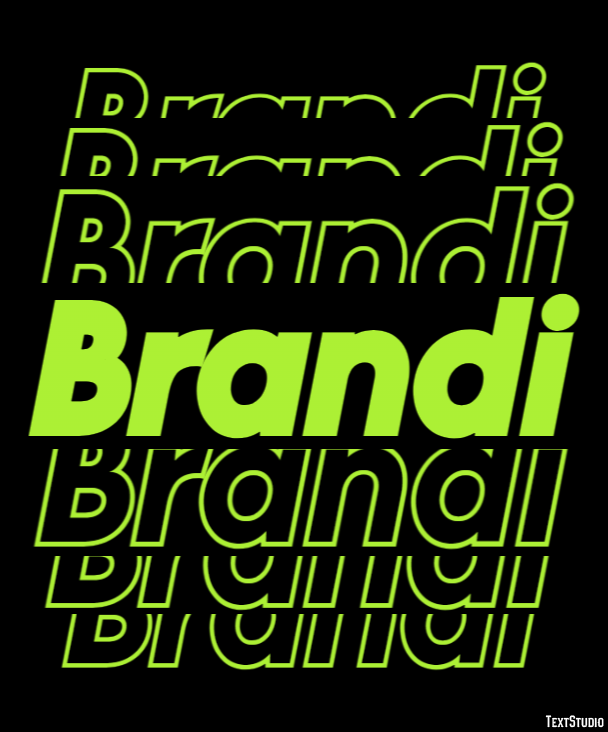 Brandi Texteffekt