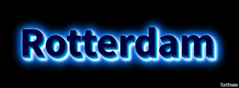 Rotterdam Efecto de Texto