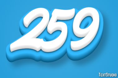 259 テキスト効果
