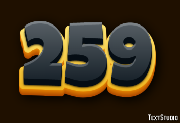 259 テキスト効果