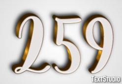 259 テキスト効果