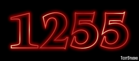 1255 Text effect