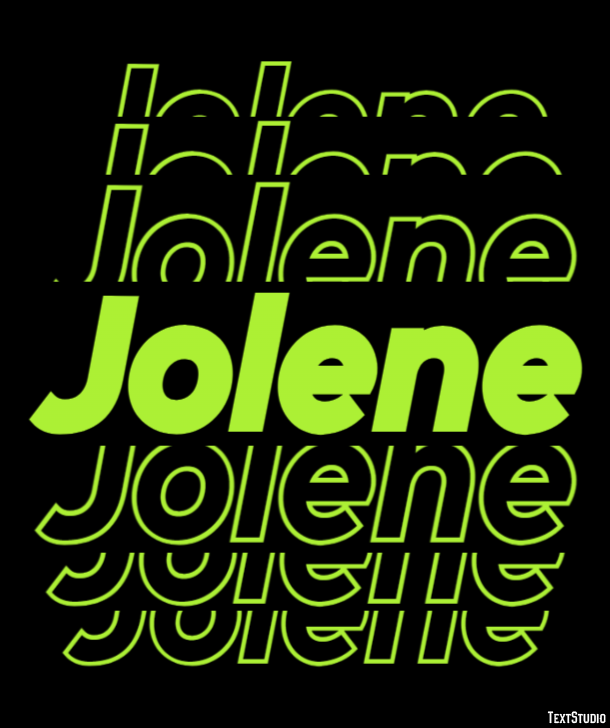 Jolene Text Effect