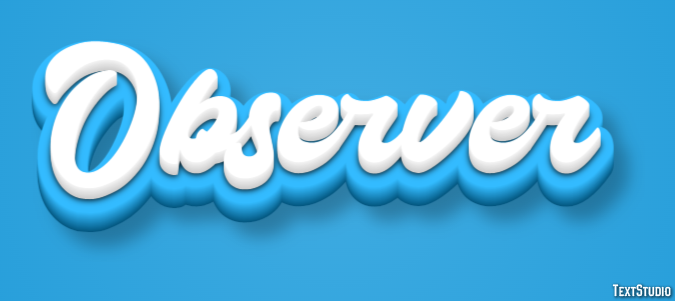 Observer テキスト効果