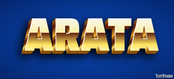 Arata Text effect