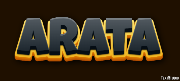 Arata Text effect