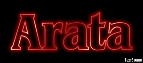 Arata Text effect