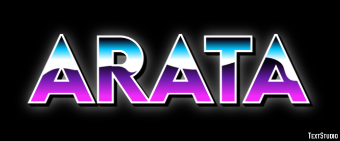 Arata Text effect