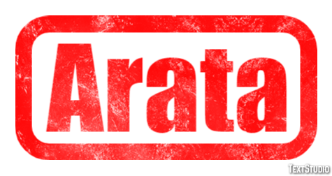 Arata Text effect