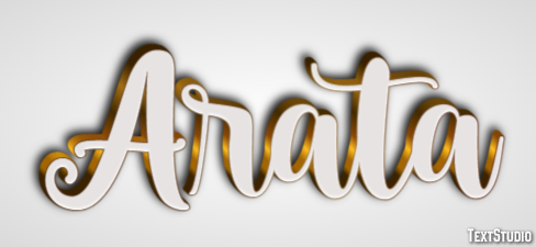 Arata Text effect