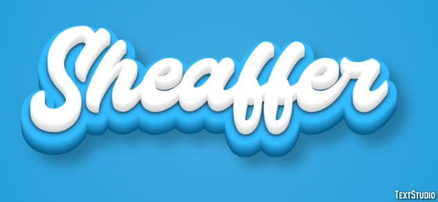 Sheaffer Text Effect