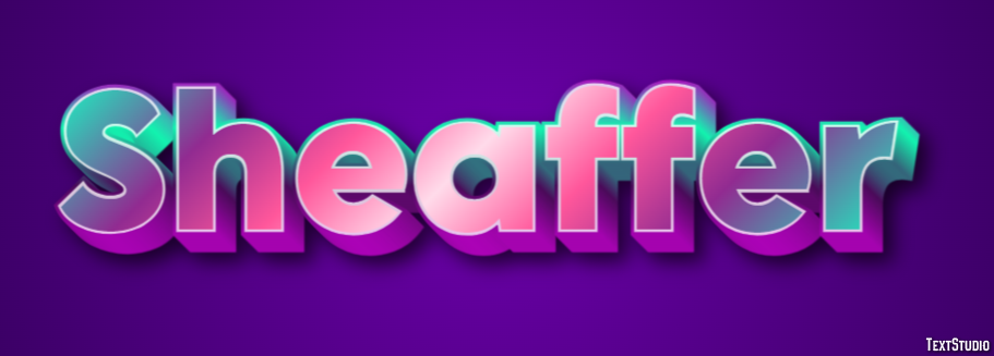 Sheaffer Text Effect